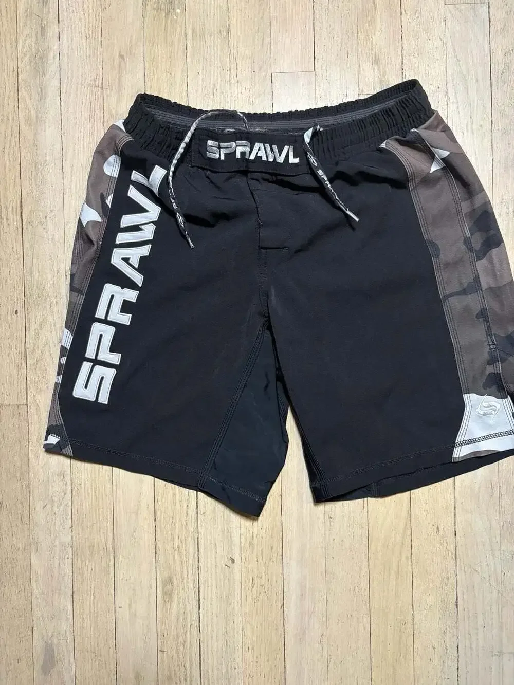 SPRAWL Fusion-S MMA Fight Shorts with Camo Accents